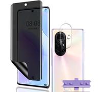 CAUC-Anti-Espion Protection Décran Pour Huawei nova 8 5G Film Flexible TPU 1 Pcs + Caméra Arrière Protecteur 1 Pcs,Facile à Installer sans Bulles Pour Huawei nova 8 5G Verre Trempé