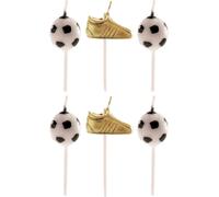 Cauc-Dekora - Bougies D'anniversaire Football - Ballon Et Botte D'or