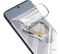 CAUC-Film Hydrogel Protecteur d'Écran Flexible pour OnePlus 12R 5G - Haute Transparence, Sensibilité Élevée et Résistance aux Chocs (2 Pièces, Non Trempé)