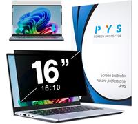 CAUC-Filtre de Confidentialité 16 Pouces 16:10 pour PC Portable - Protecteur d'Écran Anti-Regard/Pare-vue Latéral, Compatible Dell XPS, HP EliteBook, Lenovo Thinkpad