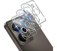 CAUC-Protection Objectif Caméra Arrière pour Realme 14 5G / Realme 14T, 9H Dureté Verre Trempé Caméra Film, Anti-Rayures, Sans Bulles Vitre Protecteur [3 PCS]