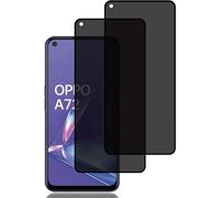 CAUC-Verre Trempé Anti-Espion pour OPPO A72 [2 Pièces], Protection D'écran Anti-Espion, Protecteur D'écran de Confidentialité, 9H Dureté, Anti-Rayures, Film de Protection Écran pour OPPO A72