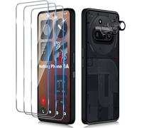 CAUC-Verre Trempé pour Nothing Phone 3a 5G avec Caméra Arrière Protecteur[3+2 PCS], Dureté 9H [Sans Bulles] [Ultra HD] Ultra Résistant Film Vitre Trempé Protection écran [Transparente]