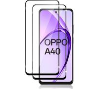 CAUC-Verre Trempé Pour OPPO A40 4G/A40M 4G/A60 5G/ A5 Pro,2 Pièces Ultra Résistant Film Protection écran,Sans Bulles,Film de Protection Écran Ultra HD Dureté 9H Anti Rayures, 2.5D Vitre Protecteur