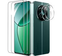 CAUC-Verre Trempé pour Realme 12+ 5G/Realme 12/13 4G - 2+2 Pièces Film Protection écran et Caméra, HD Dureté 9H