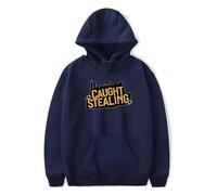 Caught Stealing Merch Movie Sweat à capuche Flim à manches longues Unisexe Pull décontracté, bleu marine, XS