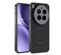 CAUHENYEE Coque pour Vivo X300 Pro 5G avec Aimant Intégré, Protection Anti-Choc et Anti-Rayure, Design Antidérapant - Housse Magnétique pour Vivo X300 Pro 5G - Noir