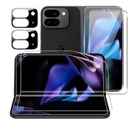 CAUHENYEE Verre Trempé pour Google Pixel 9 Pro Fold, [2+2+2] Protecteur d'écran externe + Protecteur d'écran interne en TPU souple + Caméra Protection, Film de Protection, Anti-rayures