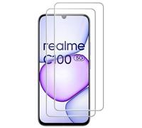 CAUHENYEE Verre Trempé pour Realme C100 4G/5G /Realme 100x /Realme P4 Lite | 2 Pièces,Film de Protection en Verre Trempé 9H, HD Clair, Anti-Rayures