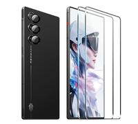 CAUHENYEE Verre Trempé pour RedMagic 10 Air, 2X film de protection en Verre Trempé + 1X Caméra Protection, HD film de Protection écran en verre de dureté 9H