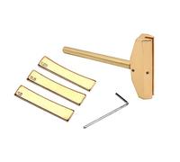 Caul de presse de de touche de basse de guitare, Golden | Inserts de en laiton avec clé hexagonale, outil de pressage de touche, outil Luthiers, accessoire de