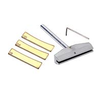 Caul de presse de de touche de basse de guitare, Silver | Inserts de en laiton avec clé hexagonale, outil de pressage de touche, outil Luthiers, accessoire de