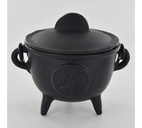 Cauldron en fonte Arbre de vie Sorcière et accessoire magique pour potions Wicca - 12,5 cm de hauteur