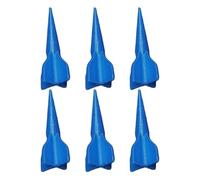 Caulk Saver Caps Plugs - 3D Printed 2x2x6cm | Caulk Tube Sealer Rocket Plugs, Applicator Tube Saver Caps | 6X Caulks Savers Tool Cap For Cartridge Seal Protection Storage Use