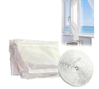 Caulking Cloth Door Windows Mobile Air Conditioner 300/400/500cm Kit,Door Seal Window Air Conditioning Solid,Easy To Install Anti Exchange Mobile WindowExhaust Pipe,for Drain Pipe,Roof Window,Tilt