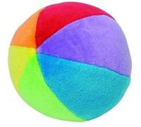 Gollnest & Kiesel Hochet Cause Balle en velours avec grelot 10 cm Multicolore