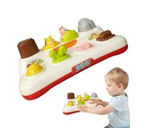 Cause et effet jouet interactif, jouet interactif pour jeunes , apparait aux animaux de jouet électrique pour tout-petits, activité d'apprentissage à l'école à la maison avec son