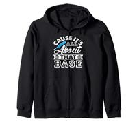 Cause Its All About That Base Humour Cricket Drôle Sweat à Capuche