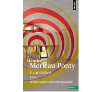 Causeries 1948 - Maurice Merleau-Ponty - Points - Poche - Essai