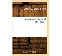 Causeries du lundi (Éd.1851)