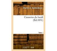 Causeries du lundi (Éd.1851)