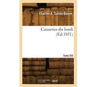 Causeries du lundi (Éd.1851)