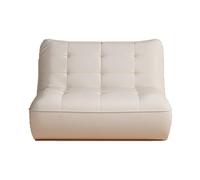 Causeuse surdimensionnée, fauteuil de cheminée, pouf confortable, 2 places, canapé paresseux, chaise de sol en mousse à mémoire de forme, causeuse for salon, chambre à coucher, appartement(White)