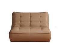 Causeuse surdimensionnée, fauteuil de cheminée, pouf confortable, 2 places, canapé paresseux, chaise de sol en mousse à mémoire de forme, causeuse for salon, chambre à coucher, appartement(Brown)
