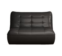 Causeuse surdimensionnée, fauteuil de cheminée, pouf confortable, 2 places, canapé paresseux, chaise de sol en mousse à mémoire de forme, causeuse for salon, chambre à coucher, appartement(Black)
