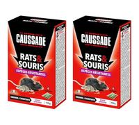CAUSSADE Anti-Rats & Souris - 12 Sachets Céréales - 300g