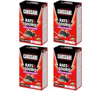Caussade Anti Rats & Souris - Efficacité Radicale - Lieux Secs - 6 Sachets Céréales - Prêt à l'emploi - Une Ingestion Suffit - Fabriqué en France - 150g CARSCBR150 (600g)