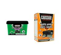 Caussade KIT Rats/Souris Appâts + Boîte Appât