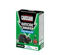 Caussade Raticide Canadien - 10 Blocs Fluorescents - 300g
