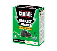 Caussade Raticide Canadien - 7 Sachets Céréales - 140g