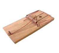 CAUSSADE Tapette À Rats - pour Capturer Les Rongeurs Nuisibles - Socle Bois Certifié FSC - Réutilisable - Utilisation Facile - Intérieur & Extérieur CARTAFSC