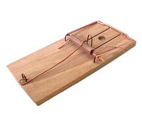 CAUSSADE Tapette À Souris - pour Capturer Les Rongeurs Nuisibles - Socle Bois Certifié FSC - Réutilisable - Utilisation Facile - Intérieur & Extérieur CASTAFSC