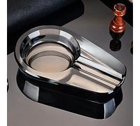 CAUSSO Cendrier À Cigares en Cristal, Personnalité Pratique Personnalité Créative Cendrier À Cigares À Calibre Unique, Cendrier De Voyage Portable pour La Maison, Le Salon A