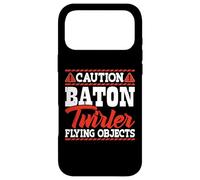 Caution Baton Twirler Flying Objects Coque pour iPhone 17 Pro Max