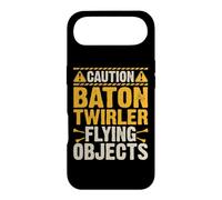 Caution Baton Twirler Flying Objects Coque pour iPhone Air