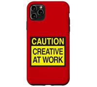 Caution Creative at Work - Funny Artist Design Coque pour iPhone 11 Pro Max