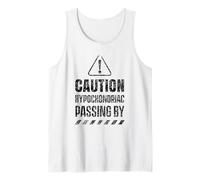 Caution Hypocondriaque Passant par Hypocondrie Sarcastique Débardeur