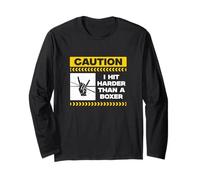 Caution I Hit Harder Than A Boxer Drummer Manche Longue