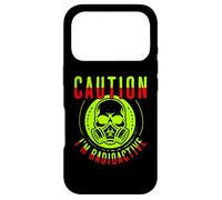 Caution I'm Radioactive Funny Cancer Warrior Chemo Radiation Coque pour iPhone 17 Pro