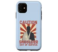 Caution Shoulder Out of Service Arm Sling Patient Récupération Coque pour iPhone 11
