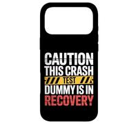 Caution This Crash Test Dummy is in Recovery |- Coque pour iPhone 17 Pro Max