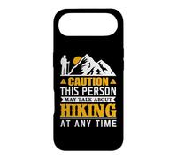 Caution This Person May Talk About Hiking Hiker Mountain Coque pour iPhone Air
