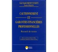 Cautionnement et garanties financieres p - Xavier Pequin - Eska - broché - Etude