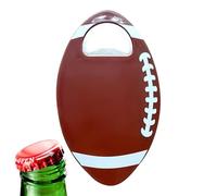 cAutomatique Ouvre-bouteille de bière Creative Football Forme Portable Cap Dommages Bar Ouverture Outil Gadgets de Cuisine Manuels génériques Maison Camping Extérieur Anti Scald Coasters Enthousiasts