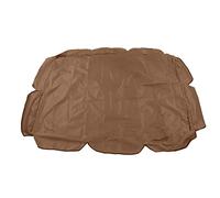 Cauve à balançoire, 210D Oxford Enduit en Argent, épreuve UV imperméable, 142x120x18cm, pour Chaise de Cour de Patio extérieur (Brun)