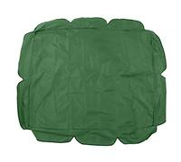 Cauve à balançoire, 210D Oxford Enduit en Argent, épreuve UV imperméable, 142x120x18cm, pour Chaise de Cour de Patio extérieur (Vert foncé)